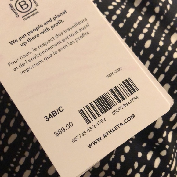 NWT! Athleta Rice Pearls Maldives Tankini Top - Multiple Sizes 🩵 - Picture 11 of 11